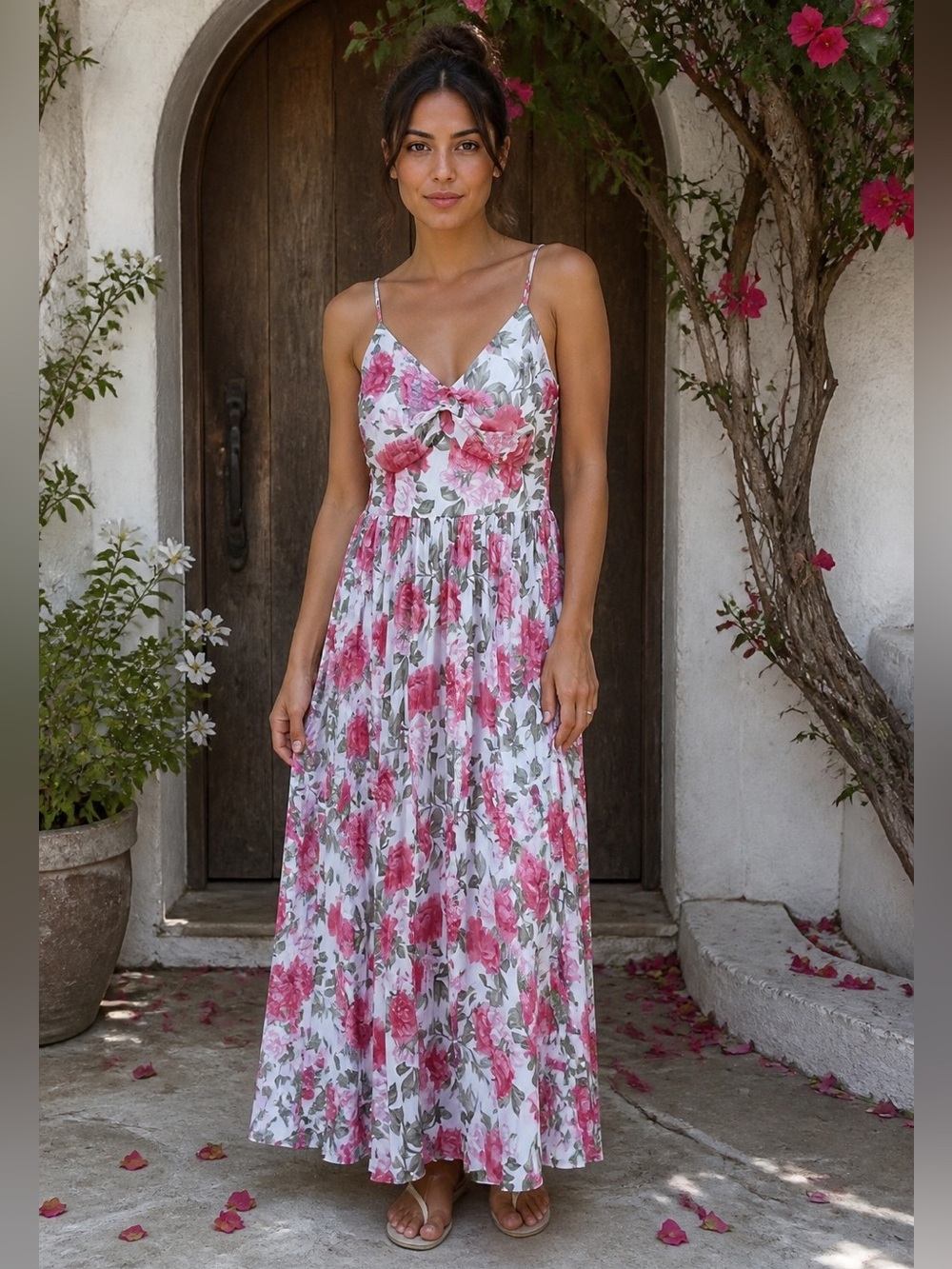 Francesca’s Collections Jun & Ivy Floral Dress